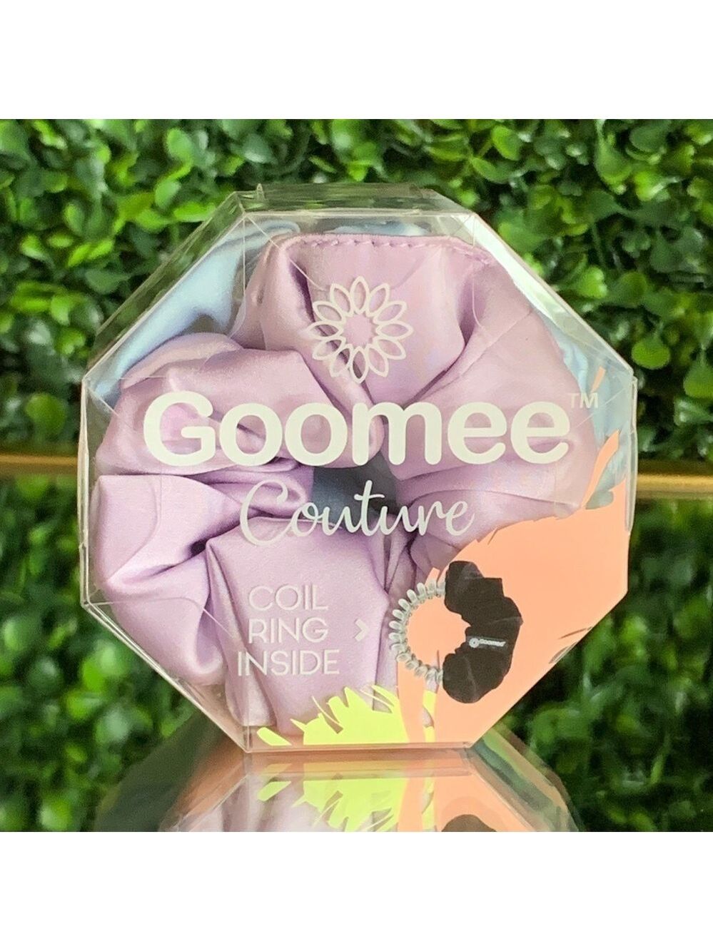 Goomee Couture LUXEMBOURG GARDEN Satin Hair Scrunchies Set of (2) | NEW